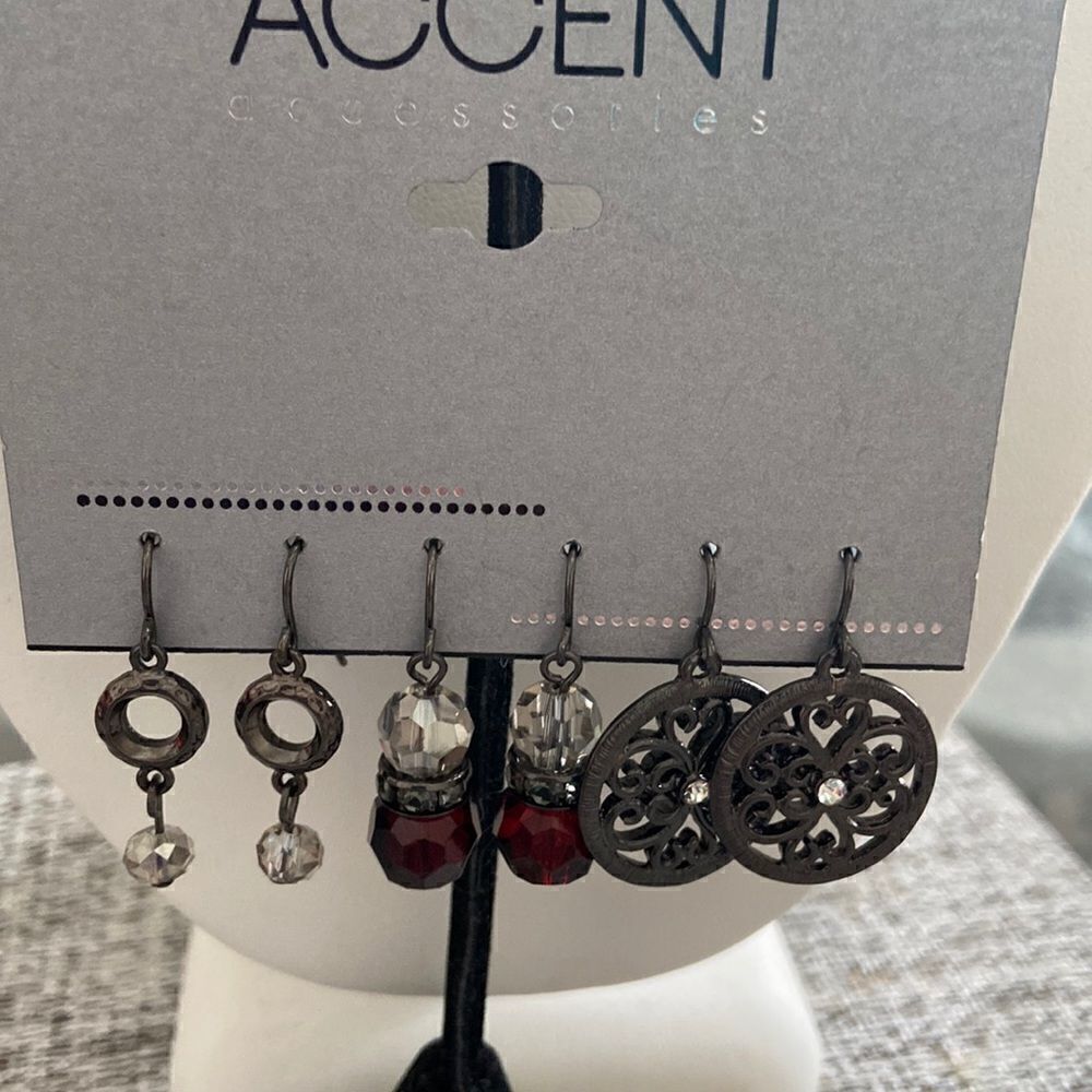 Accent Accessories Bundle 3 earrings NWT